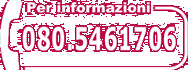 Per informazioni: 080/5461706